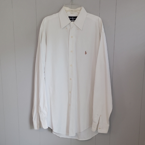 Polo Ralph Lauren Men's Shirt 15 1/2 - 35 Long Sleeve Button Down Dress Shirt - Picture 1 of 5